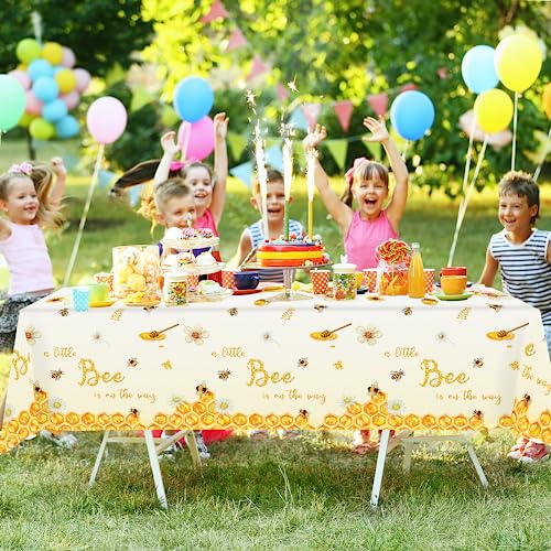 Racenaf 01 3Pcs Bee Tablecloth Bee Baby Shower Decorations thumb #5