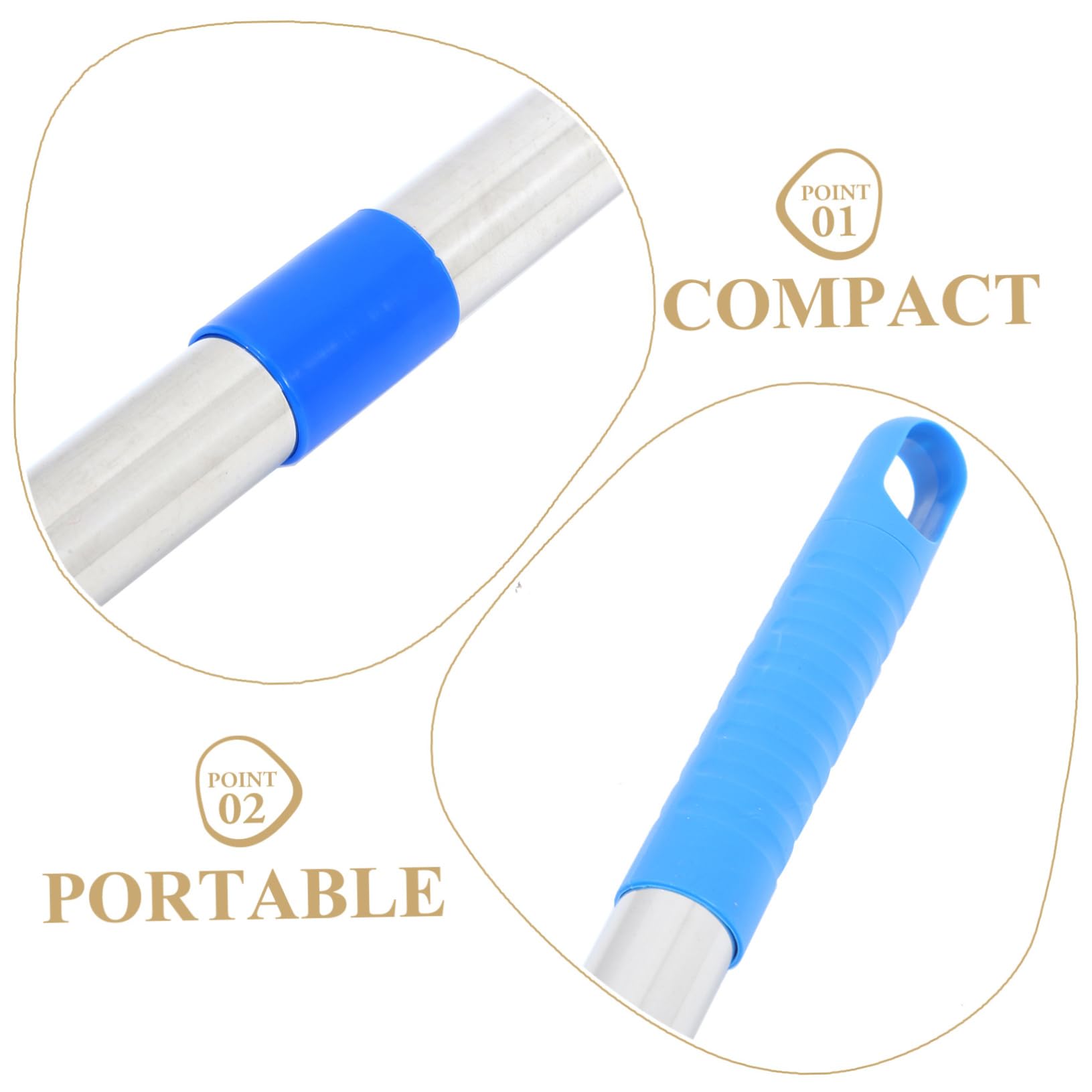 jojofuny 5ensembles Pôle Télescopique Pour Peinture Rallonge Universelle Pour Peindre Pour Plafonds Élevés Et Travaux De Nettoyage