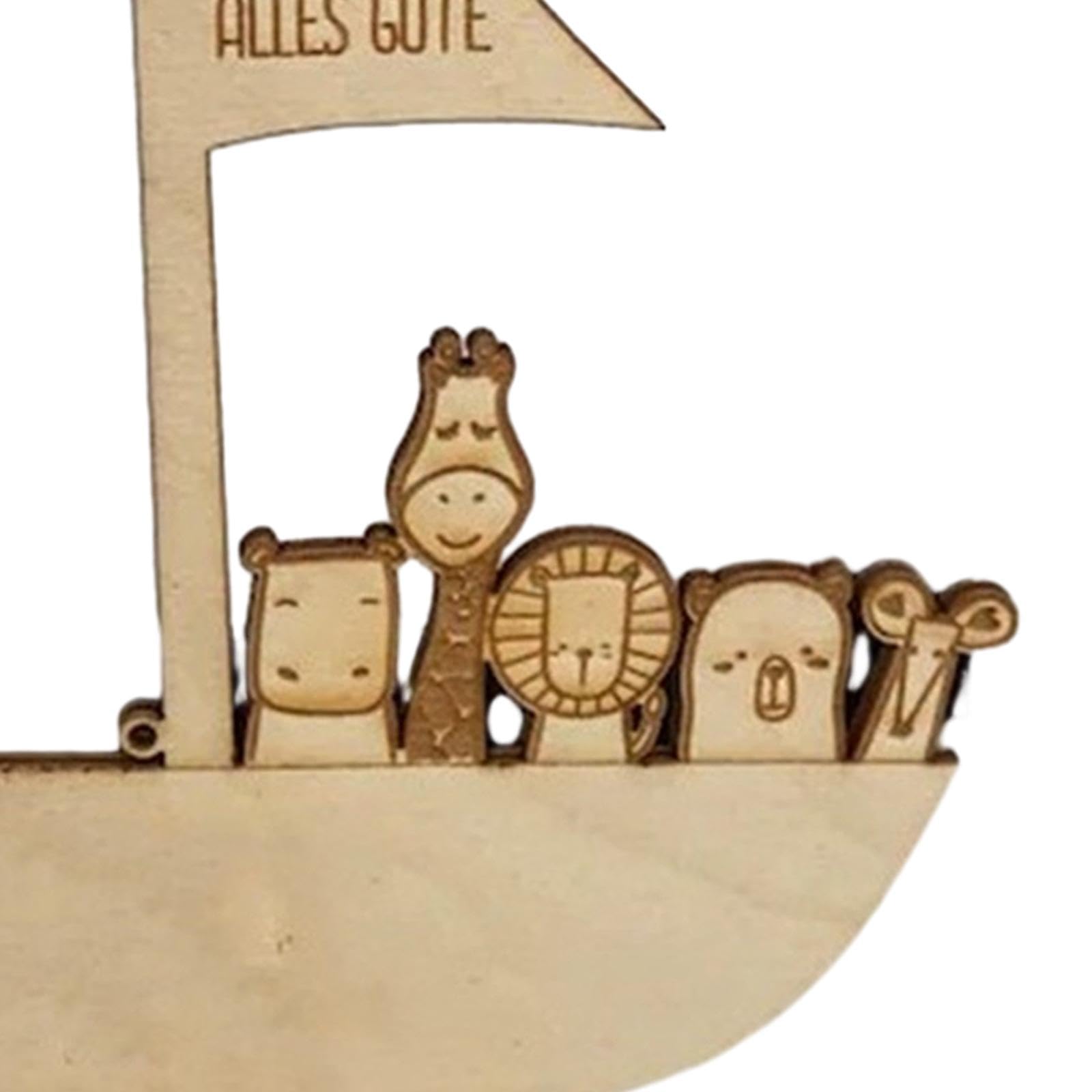 Enakshi® Wood Money Holder Keepsake Boat Shape Clip for Anniversary Thanksgiving Gift|Home & Garden | Home Decor | Other Home Decor