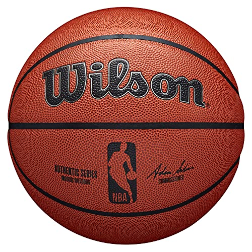WILSON NBA Authentic Series Basketball - Indoor/Outdoor, Size 7 - 29.5'