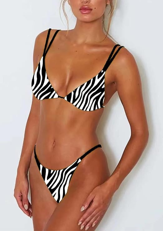 double shoulder straps swimsuit