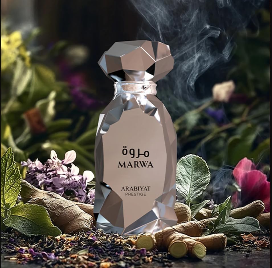 Arabiyat Prestige Marwa Eau de Parfum, 100ml Perfume, Silver For