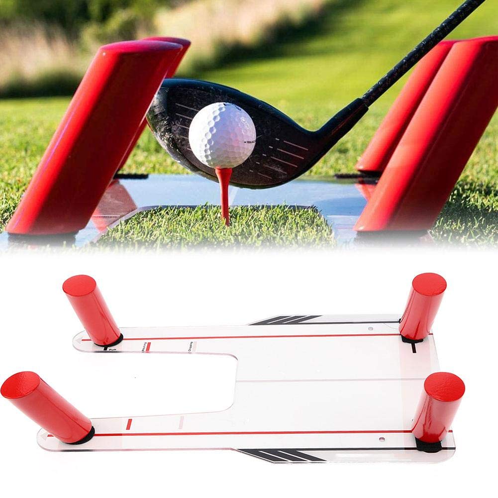 RiToEasysports 4-Gang Speed Trap Swing Trainingshilfe Putting Mirror Alignment Trainingshilfe Training Zubehör Golfsachen