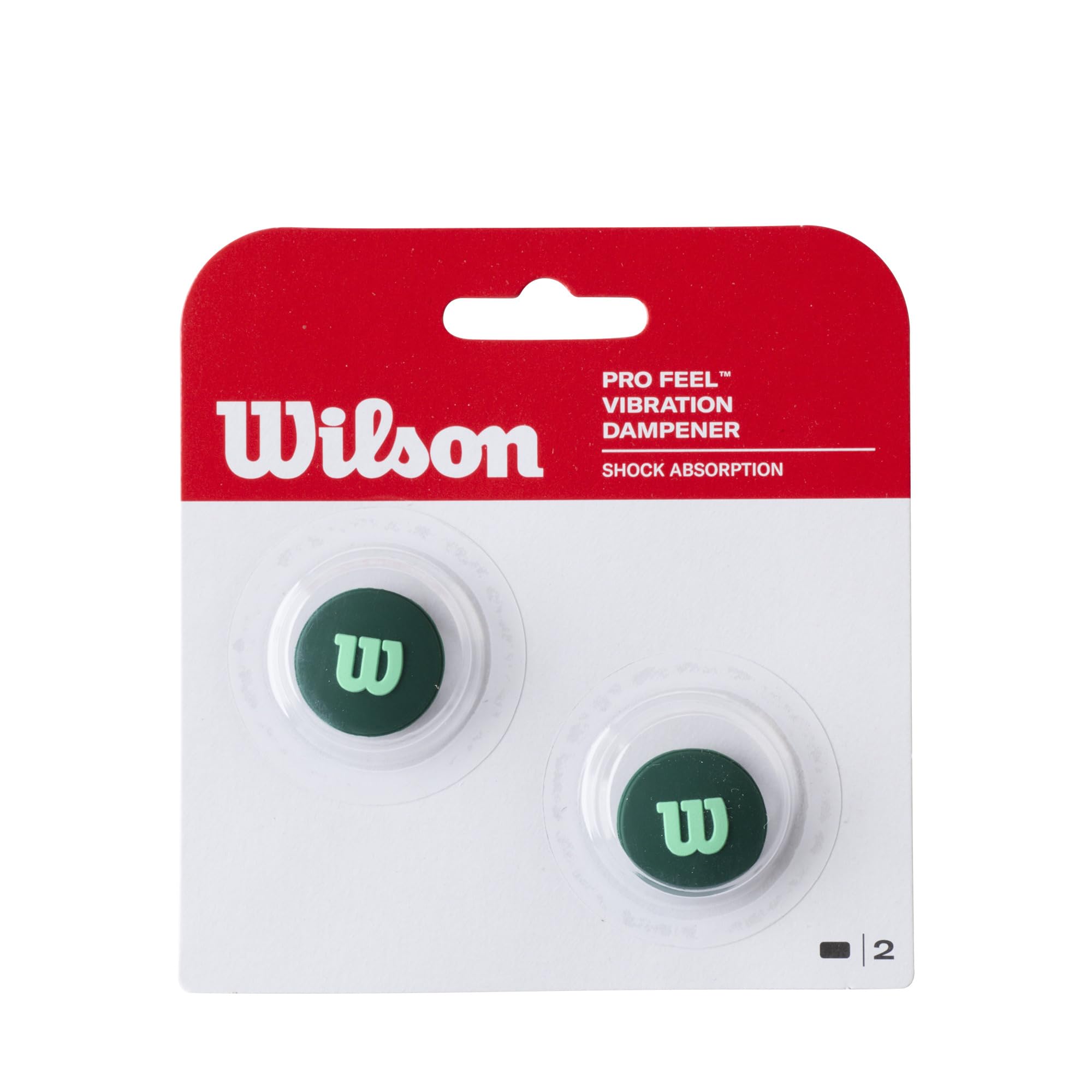 Wilson Blade Pro Feel - Amortiguador (2 unidades), color verde