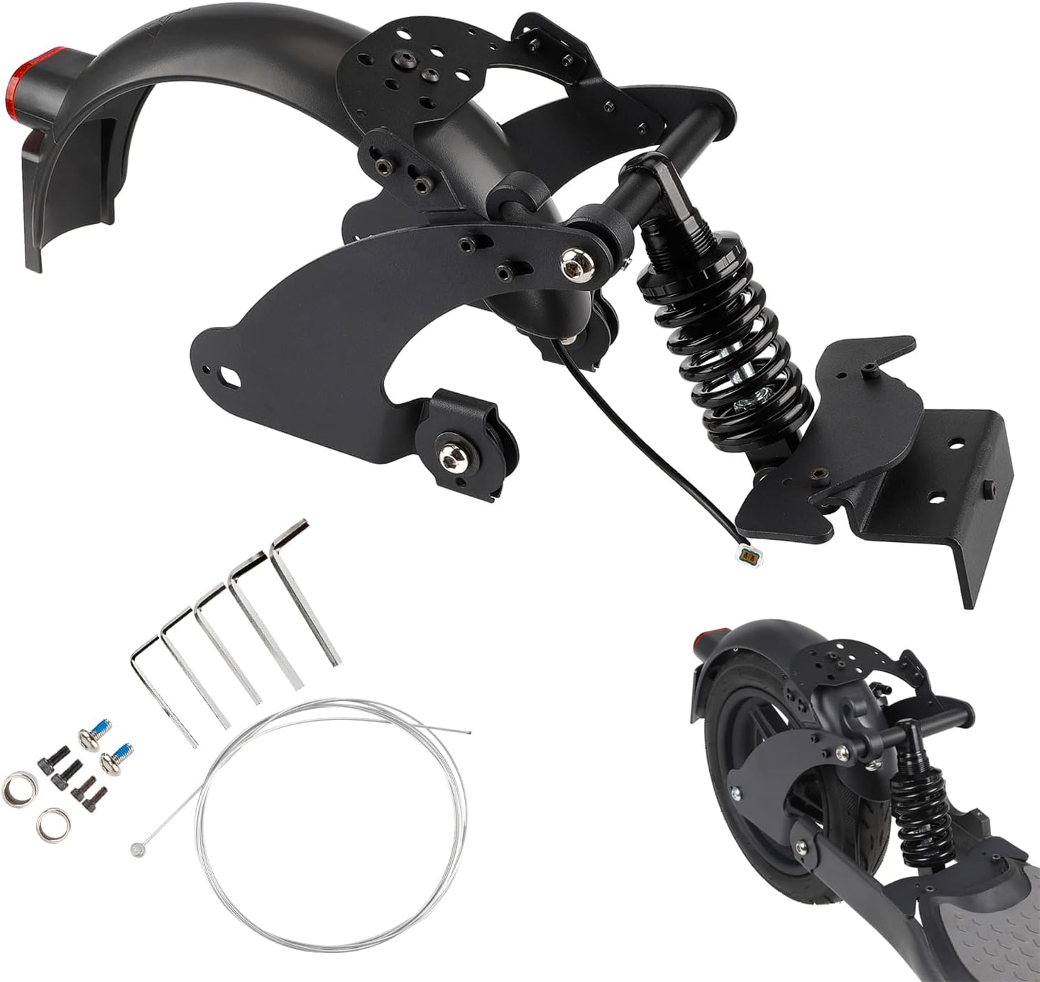 Amazon.com: MIMIRACLE Rear Suspension Kit Compatible with Ninebot F ...