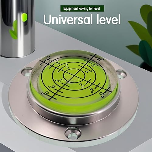 Miniatura 5 de Aleación de aluminio universal nivel instrumento nivel agua grano instrumento cuasi recto a través de la burbuja magnética de los 50MM