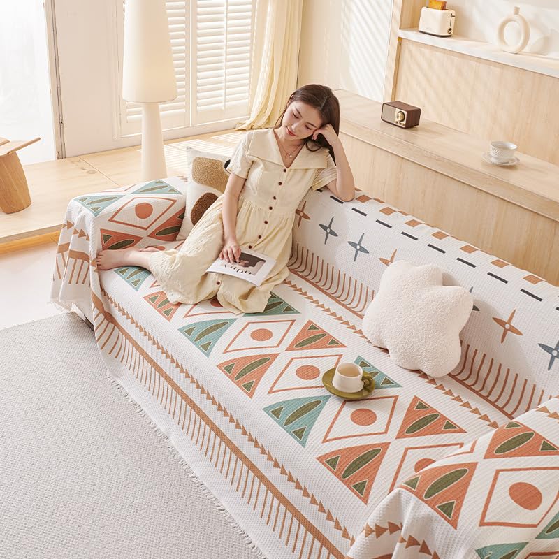 Manta versátil de poliéster Bohemia Premium para proteger sofá cama y sillón 4