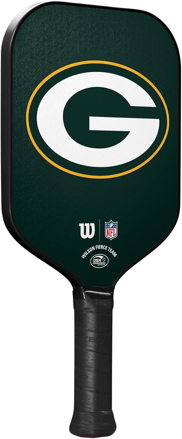 Wilson NFL Collection Fierce Team Pickleball Paddles - Grip Size 2-4 1/4"