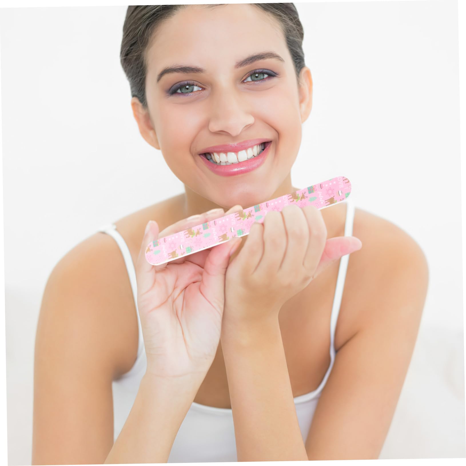 Homoyoyo 12pezzi Unghie Natalizie Lucidanti Fai da Te per Manicure e Pedicure Leggeri e Portatili per Uso Professionale o Casalingo Stili multipli