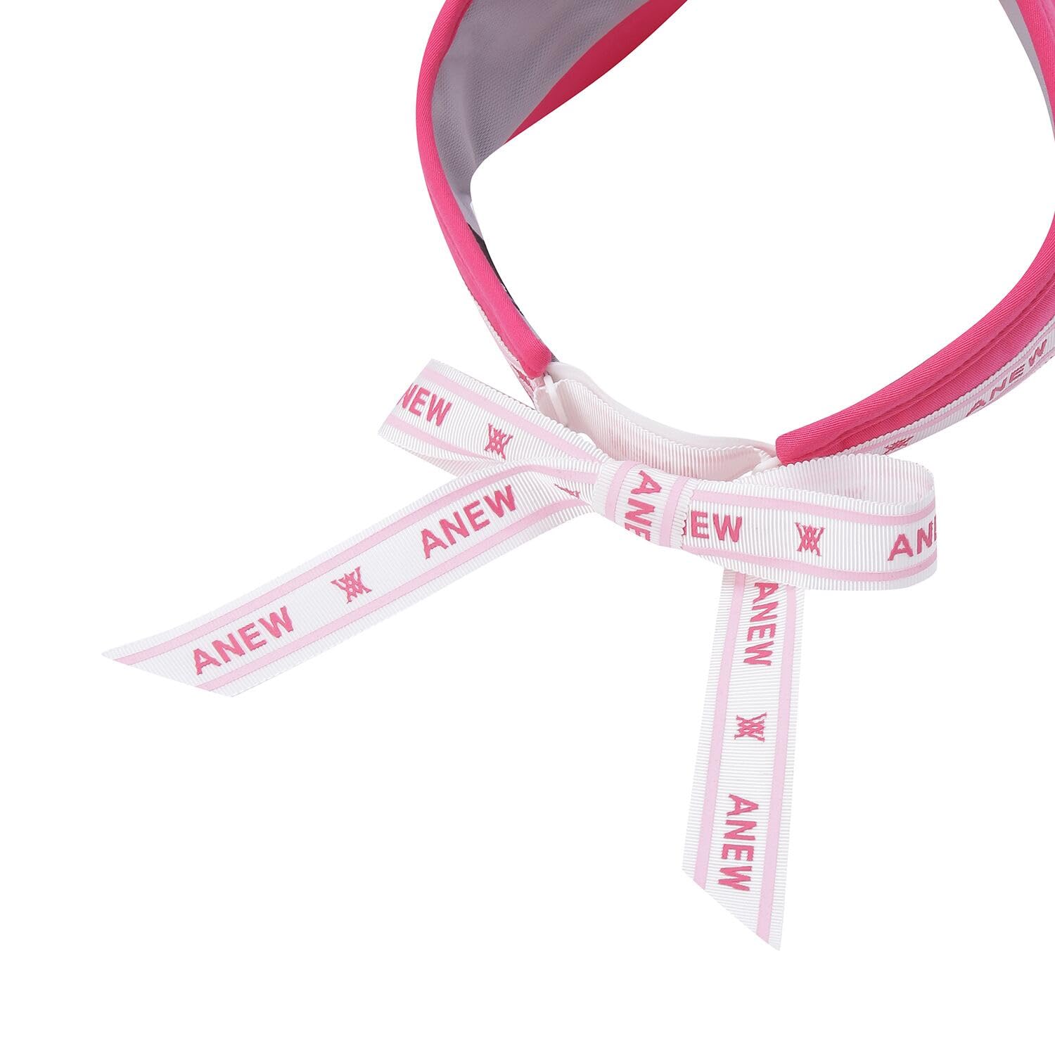 ANew ピンク カラーパターン バイザー Amazon.co.jp: [アニューゴルフ] バイザー TWO TONE VISOR レディース