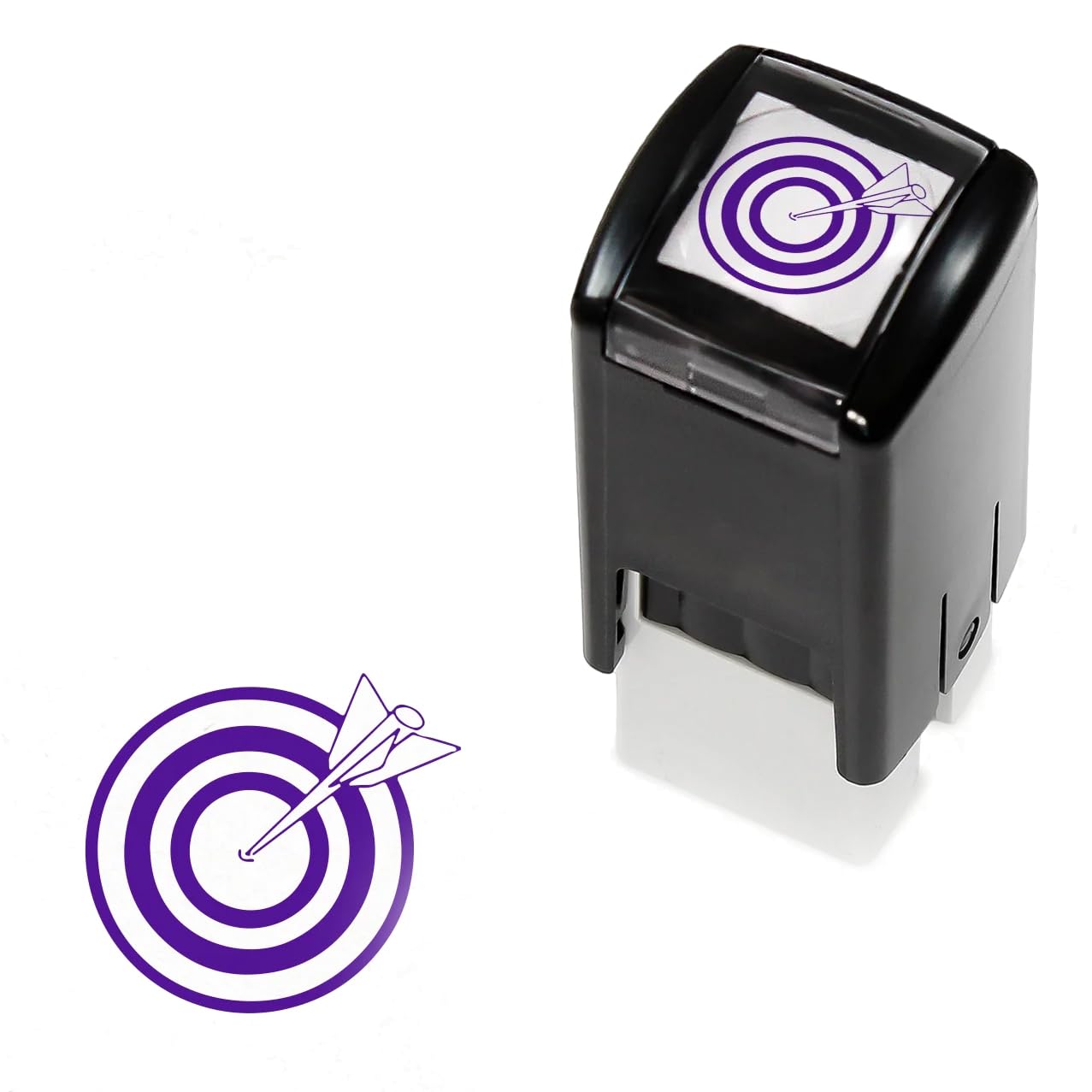 1 Mini Target Stamper Pre-inked Stamper Purple Ink Ready To Use 10mm Primary Teaching Services