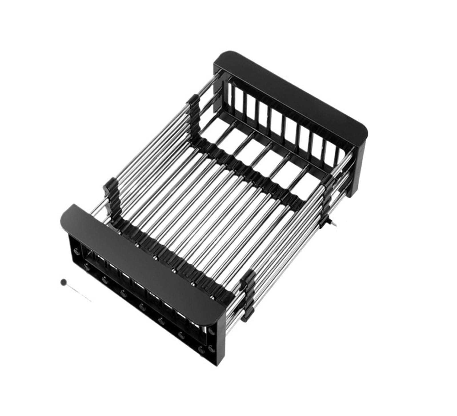 VIOLDHHJK Expandable Draining Basket Retractable Kitchen Sink Drain Rack