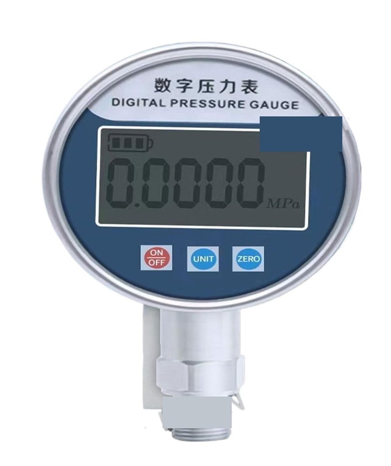 Ciśnieniomierz, Elektroniczny manometr 60mm Dial cyfrowy wyświetlacz LCD, hydrauliczny podciśnieniowy do pomiaru ciśnienia oleju wodnego(0-30Kpa)