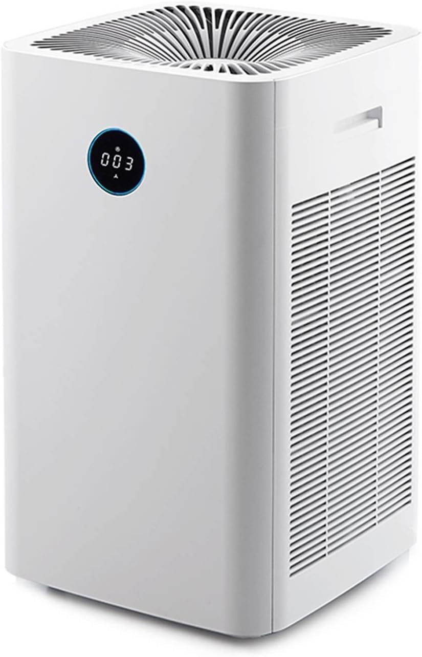 WYKDL Air Purifier for Home Allergies and Pets Hair Smokers in Bedroom True Filter Filtration System Cleaner Odor Eliminators Remove 99.99% Smoke Dust Mold Pollen for Large Room