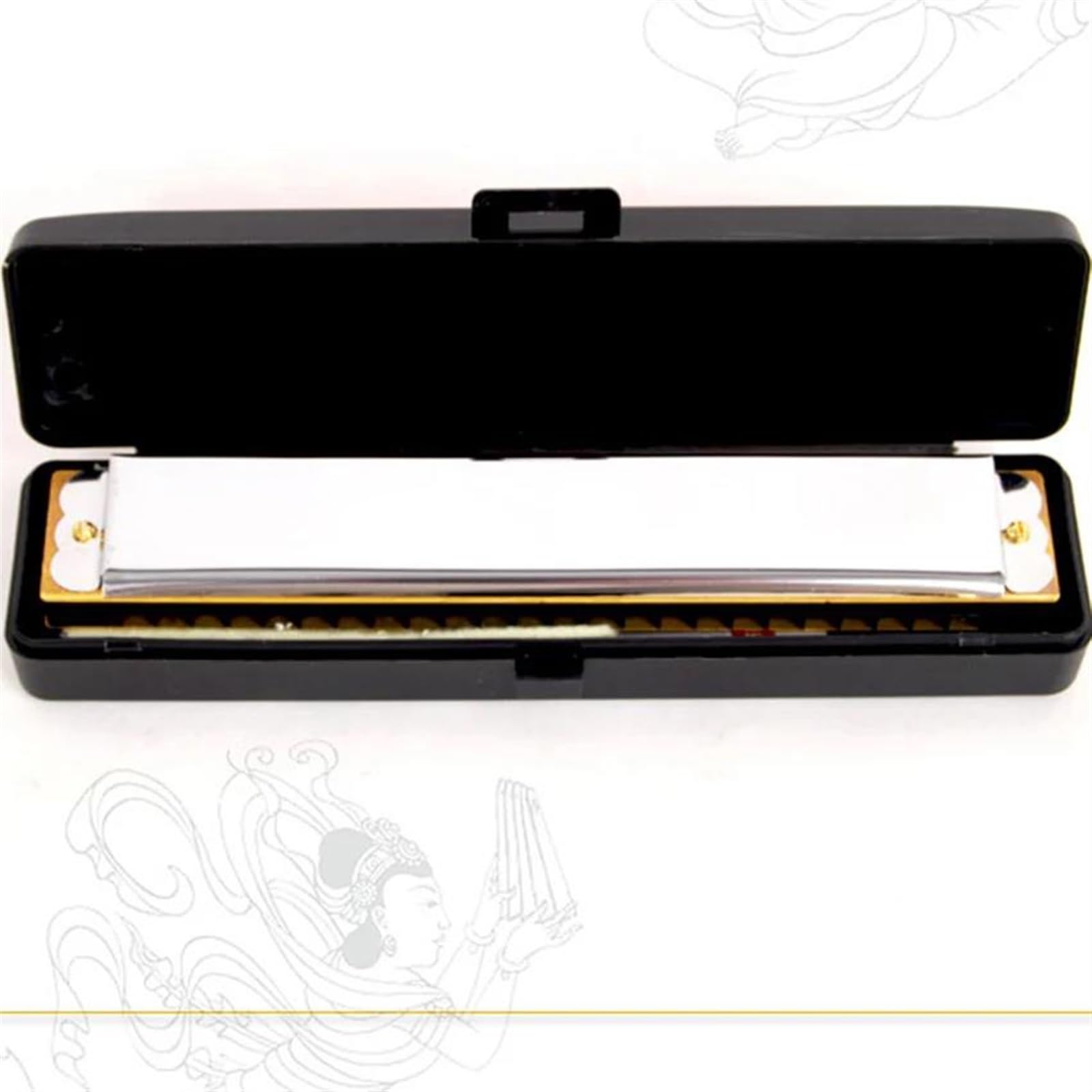 armonica a bocca Principiante Per Armonica A Bocca A 24 Fori Tono C Tremolo Armonica A Fiato Strumenti Musicali A Bocca