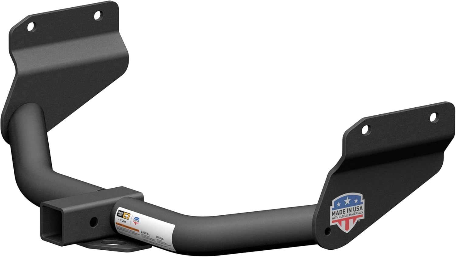 800007 Hitch Compatible with 2011-2025 Dodge Durango, 2012-2022 Jeep Grand Cherokee, Made in USA with Global Materials, 2-Inch Class 3 Receiver 6,000 lbs. Capacity