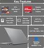 Laptop Lenovo V15, AMD Ryzen 5 7520U, 16GB DDR5 RAM, 512GB SSD | Pantalla 15.6" FHD, para Negocios y Estudiantes, supera a Intel i5-1235U, supera a IdeaPad, Cámara con obturador, Teclado numérico, Win 11 Pro con Copilot 3