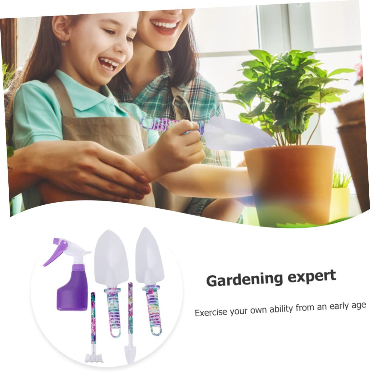 Toddmomy 10pièces Kit Outils De Jardinage à Main avec Pelle Truelle Râteau Et Cisailles pour Ameublir Le Sol Et Cultiver Légumes Et Fleurs