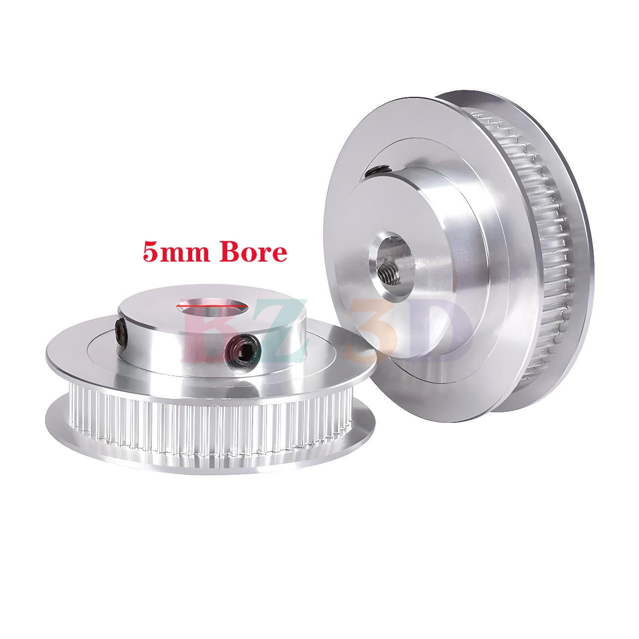 GT2 Pulley 80 Teeth 5mm Bore 6mm Width Timing Belt Pulley Aluminum 80T 5mm Bore Pulley Wheel for Voron 2.4 for 6mm Width GT2 Timing Belt for 3D Printer,CNC (4pcs) — Amazon image 4