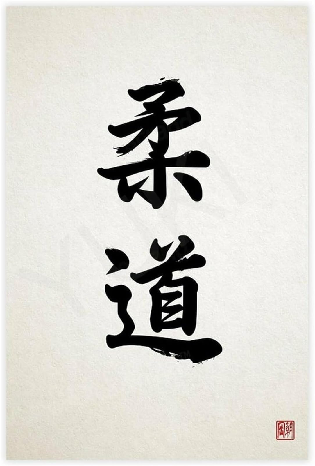 BKGWCSOR Judo Philosophy Poster for Study Room Decor