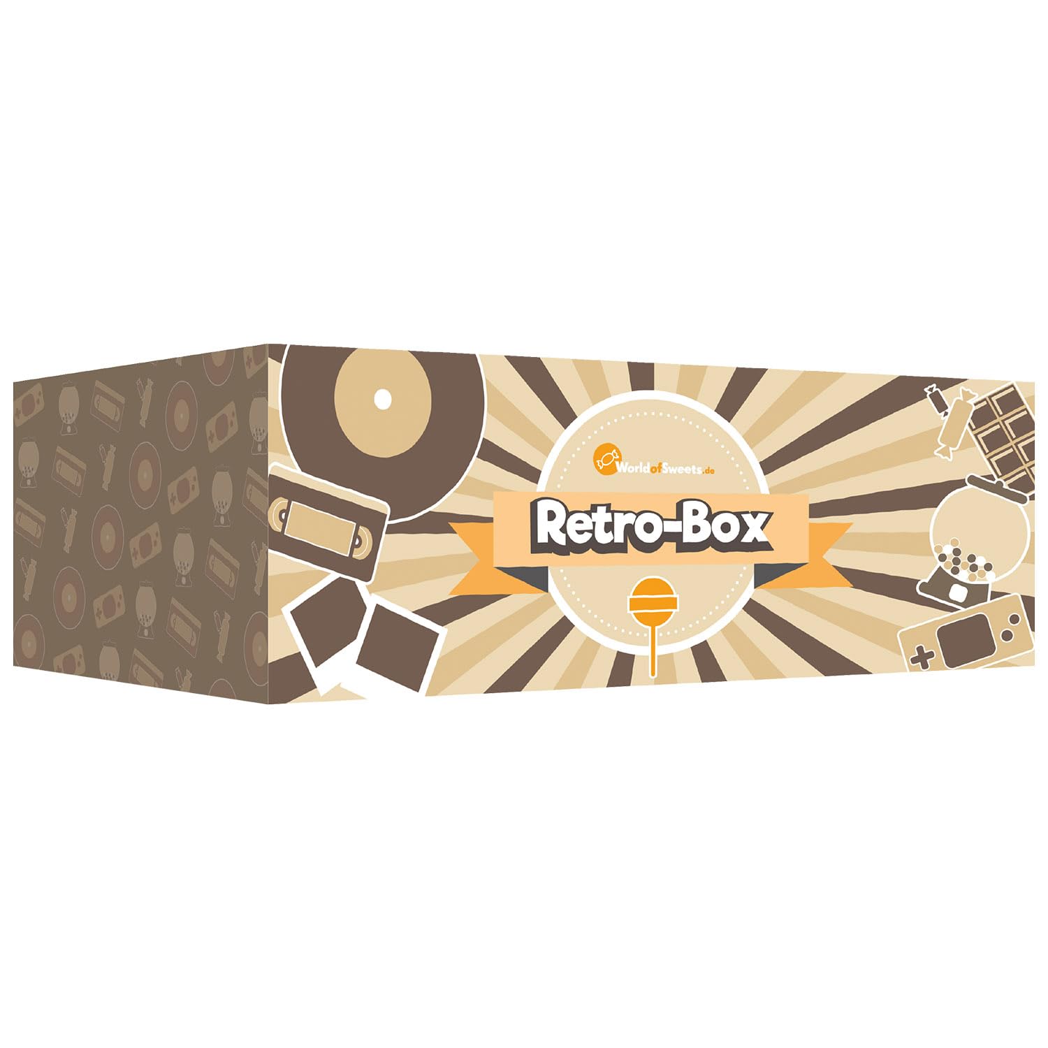 World of Sweets Retro-Box nostalgische Süßigkeiten-Klassiker Überraschungsbox