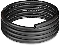 EVILENERGY 3/4" EPDM Heater Hose 10FT Black SAE 20R3 100PSI - Durable Coolant Radiator Hose for Vehicles