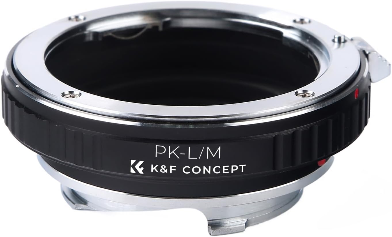 K&F Concept Lens Mount Adapter for Pentax PK Mount Lens to L/M Lens Camera Body