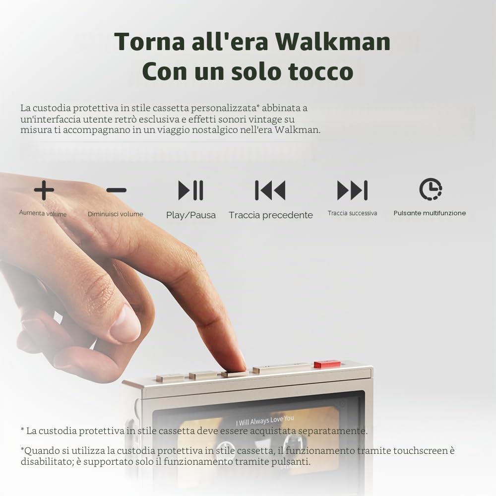 FiiO M21 Android 13 Lettore musicale portatile MP3 Snapdragon 680 4* CS43198 chip DAC ad alta risoluzione audio DSD Bluetooth LDAC (Titanium Gold)