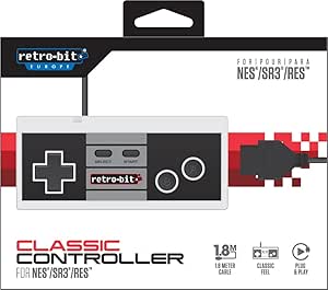 Retro-Bit 8-Bit Classic Controller(Electronic Games)
