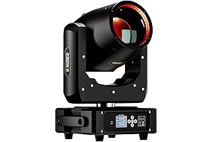 SHEHDS Moving Head 230W 7R Sharpy Beam Lights, 14 Gobos and 14 Color Wash