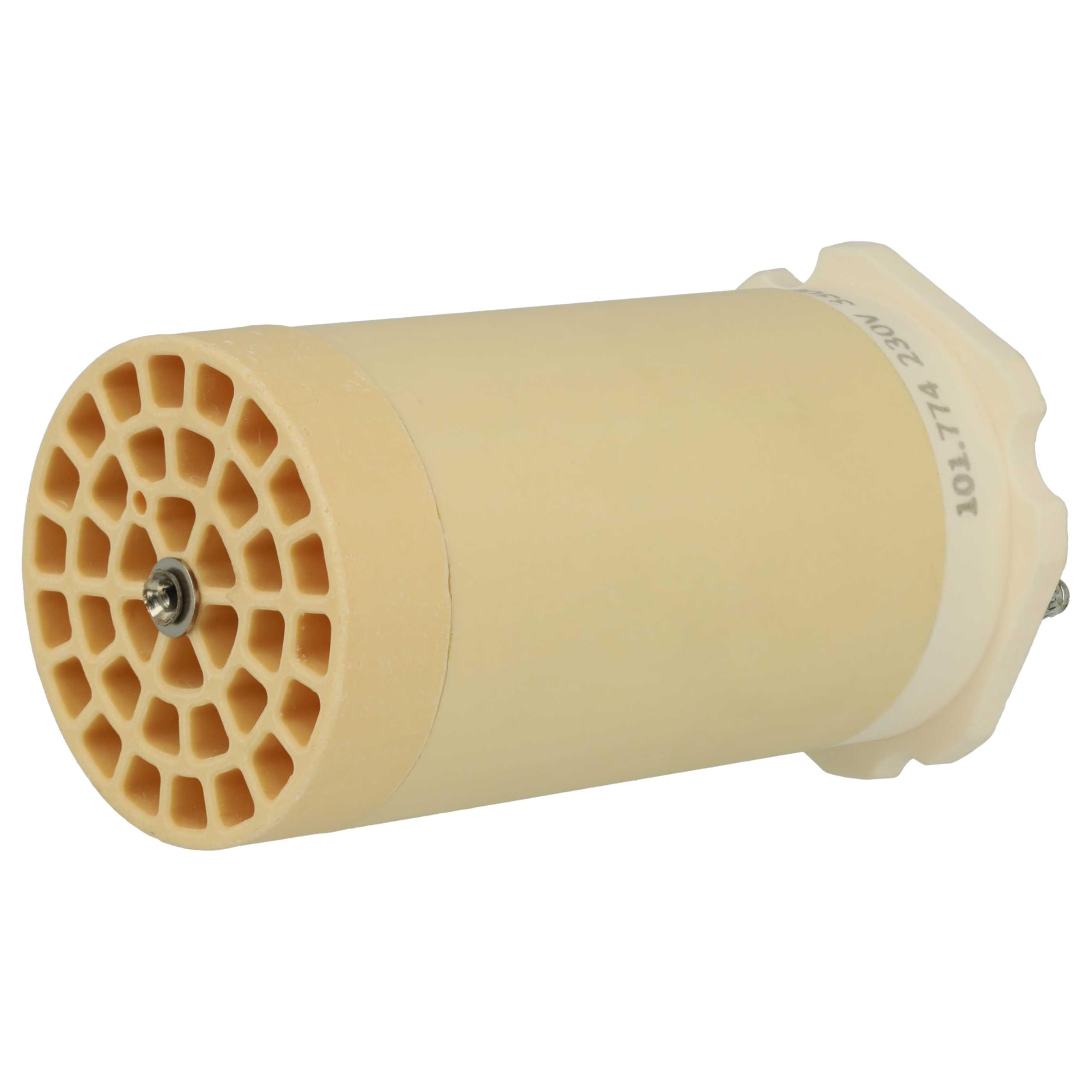 vhbw 2 x element grzejny kompatybilny z Leister Weldplast 600, Mistral 6 System pistolet spawalniczy na gorące powietrze - 3300 W, ceramiczny rdzeń grzewczy, 4,4 x 8,6 cm