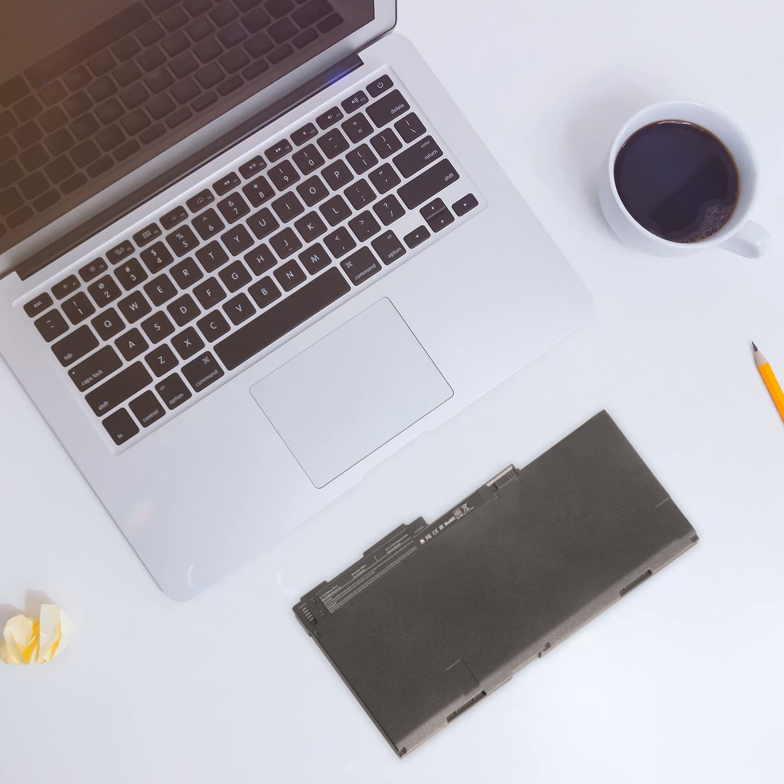 BYDT Laptop Akku Für HP EliteBook & ZBook – Kompatibel Mit CM03XL, 717376-001 & Vielen Weiteren Modellen, Sicher & Mit Hoher Kapazität