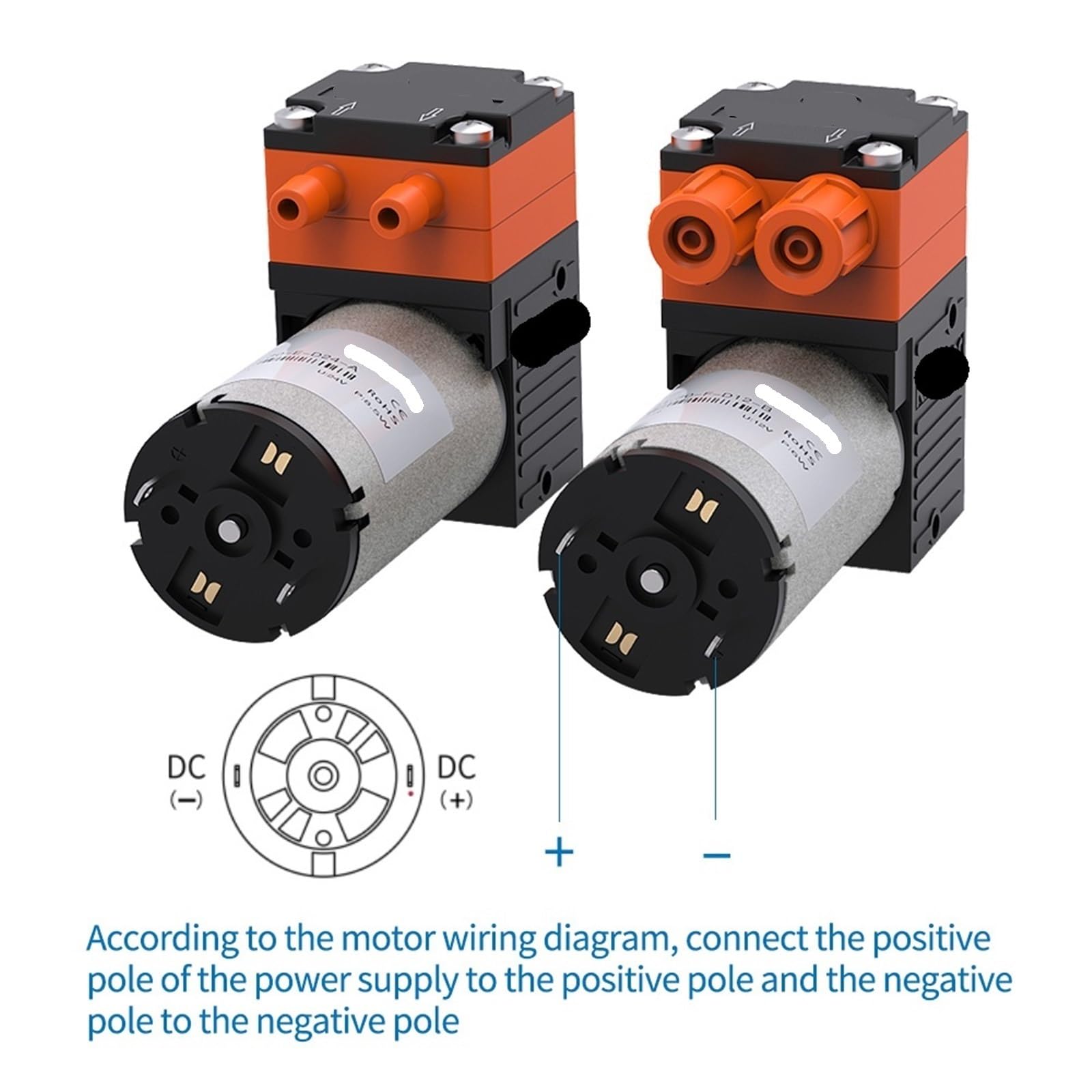 Industrielle Schlauchpumpe, Membranpumpen, Flüssigkeitspumpe Mit Hohem Durchfluss, 12-V- Und 24-V-Motor, Druck Für Abwasserlabore,für Labor(24v)