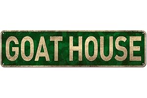 Whimsical Goat Art Sign for Home Decor and Goat Lovers