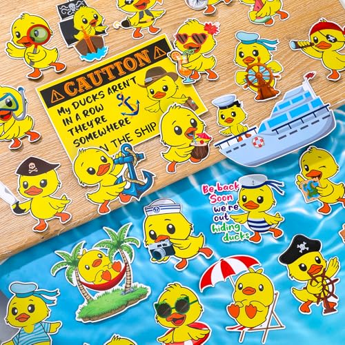 30 imanes decorativos en forma de pato para puerta miniatura 3