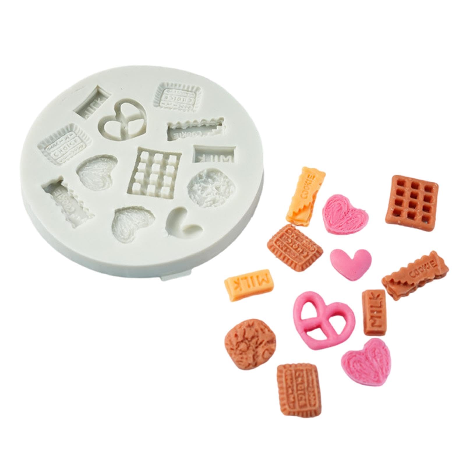 our fave 12 Cavities Silicone Molds Cookie for Biscuit Candy Cake Baking Tool Fondant Chocolate