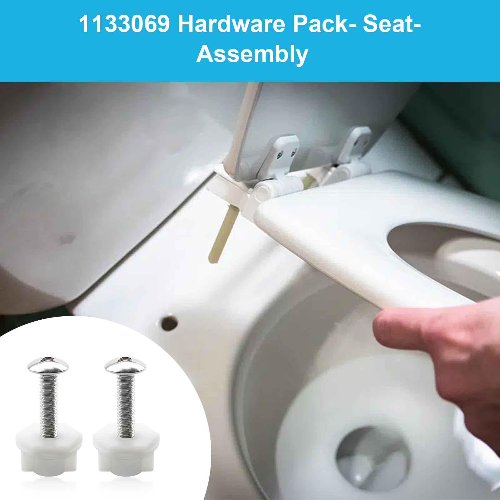 Kohler K-1133069 N/A Hardware Pack - Toilet Seat