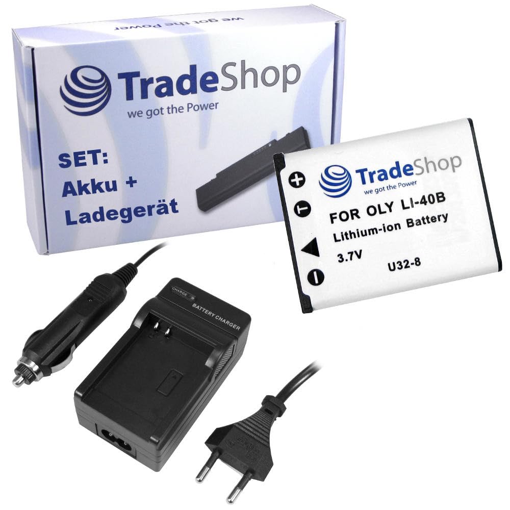 Caricabatteria Auto Per Videocamera Batteria E Caricabatteria Auto Per Fotocamere - Compatibile