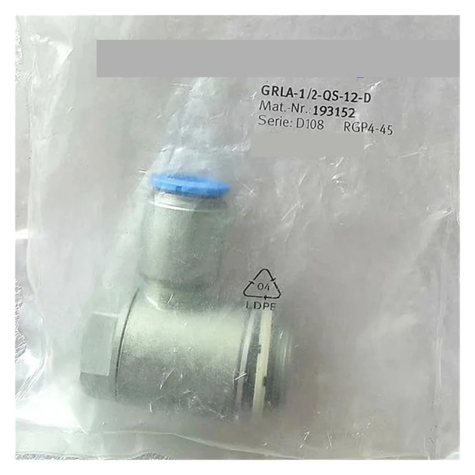 CXDFRSER GRLA-1/2-QS-12-D 193152 One-way Throttle Valve