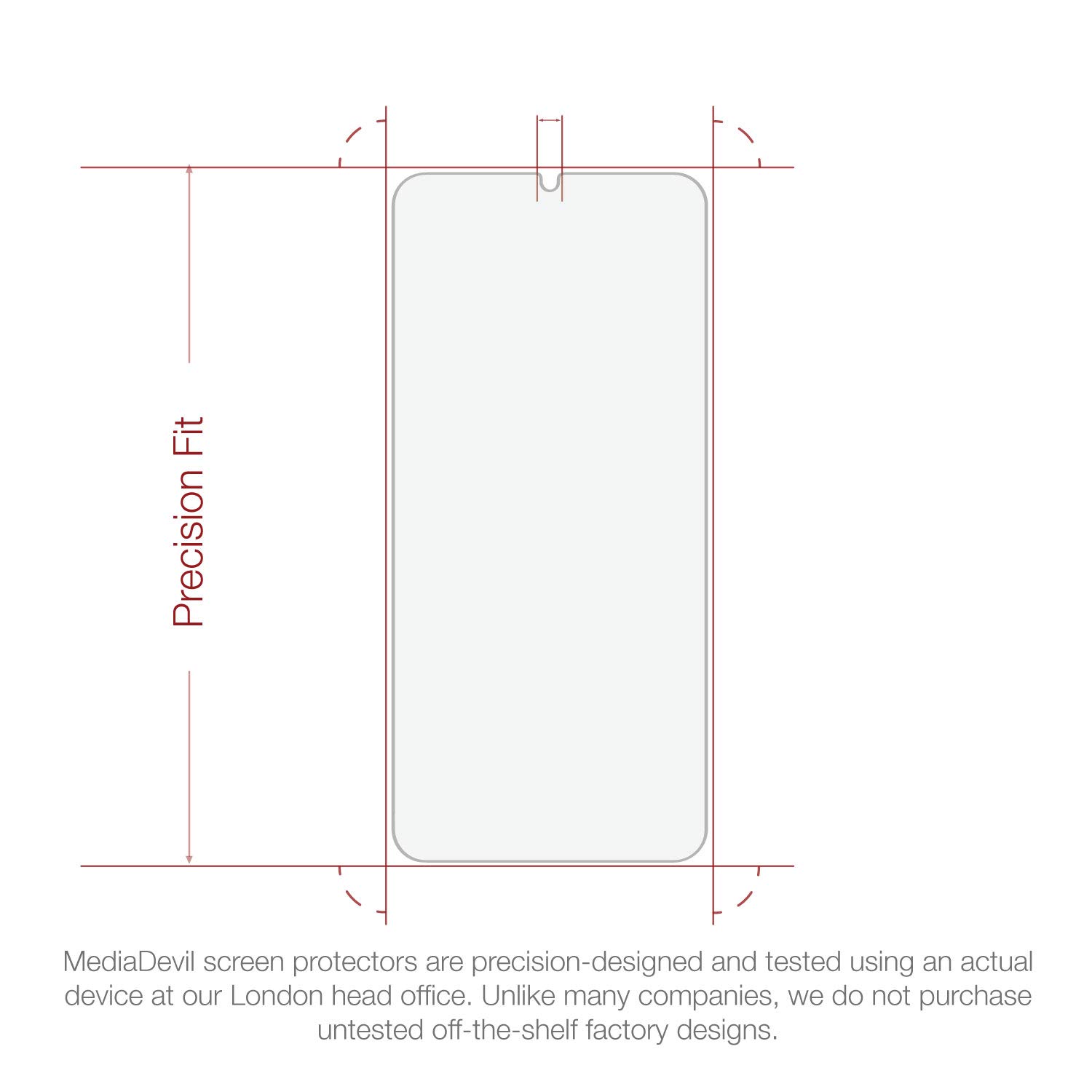 MediaDevil Screen Protector for OnePlus 6T [Made in UK] - Ultra-Tough, Glass-Free Edition, 2-Pack