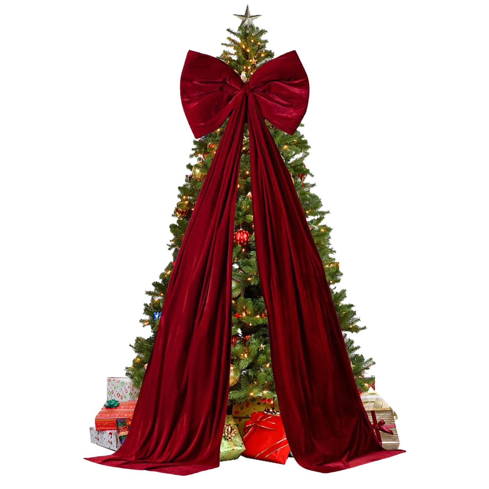 Lazos navideño Gigante Decoraciones con Lazos navideño extragrandes