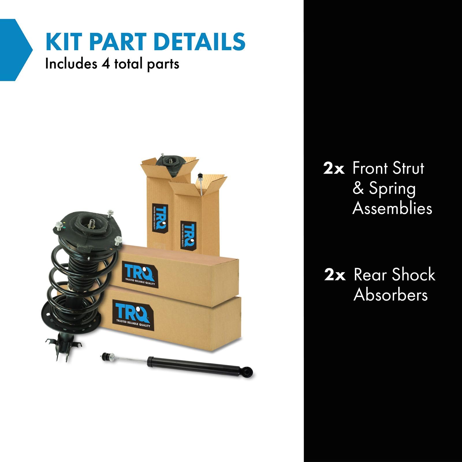 FCS Complete Strut & Shock Kit For Nissan Juke 1.6L AWD (2011-2017) - Front & Rear Set