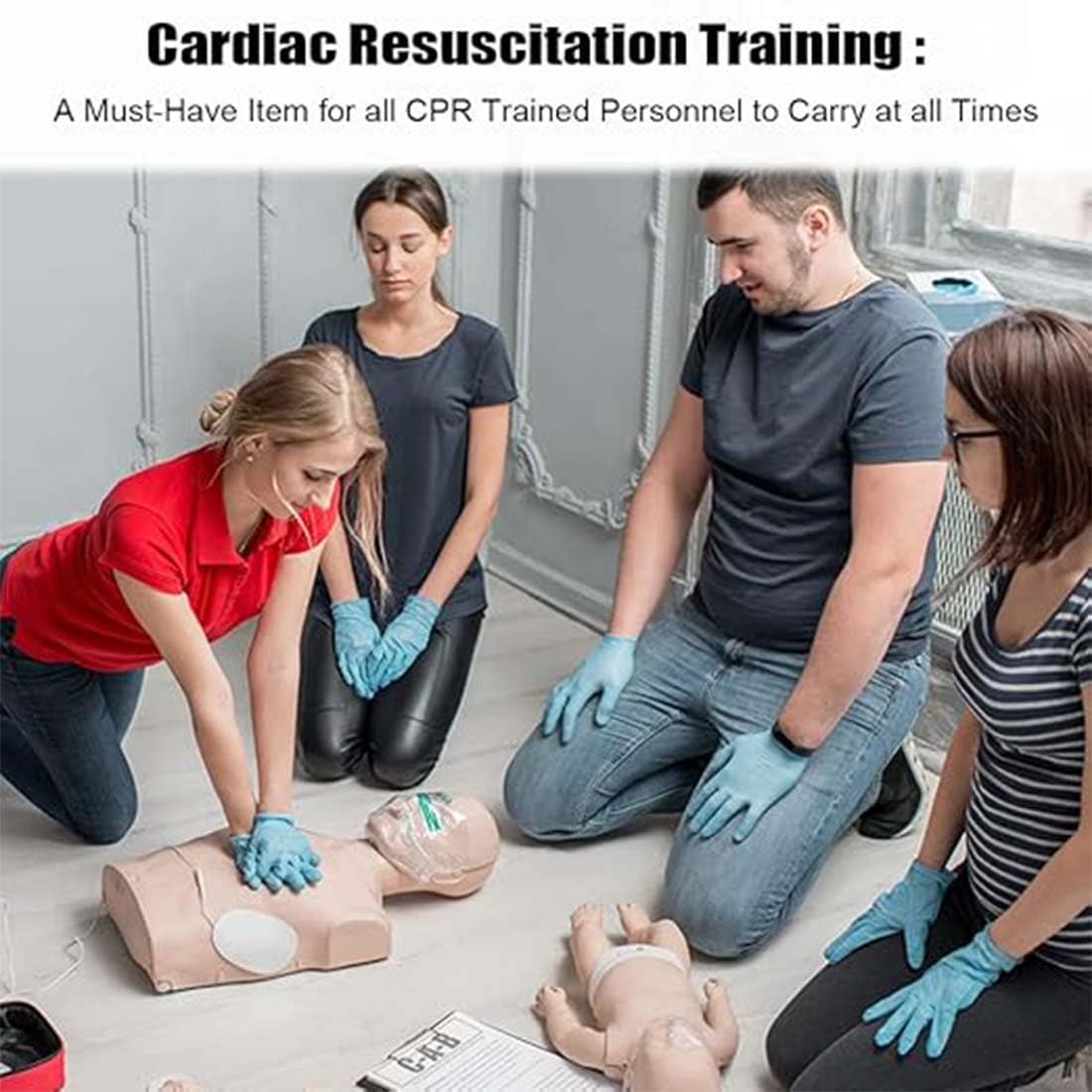 SULIUDAJI Maschera Respiratoria da 6 Pezzi con Portachiavi, Pocket Mask,Pocket Mask Primo Soccorso,CPR Face Shield,Maschera CPR, Maschera Tascabile, Adatta per L'Addestramento CPR di Primo Soccorso