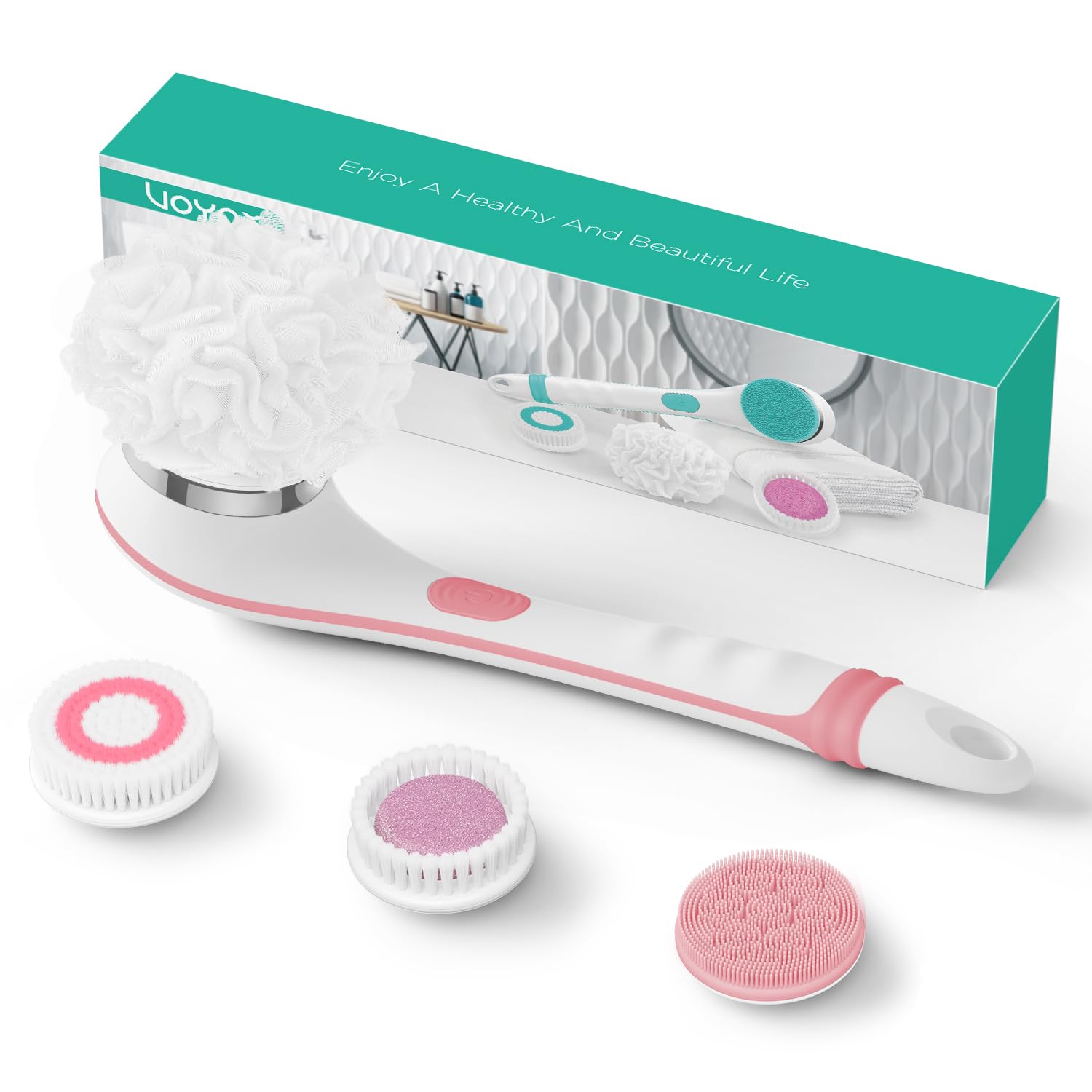 Photo 1 of VOYOR Electric Body Brush Back Scrubber for Shower for Women Rechargeable