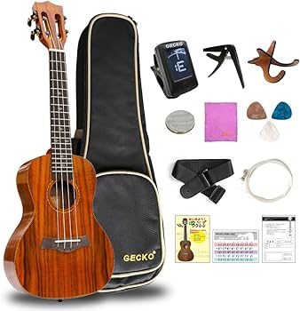 Amazon.co.jp: [ GECKO ] ウクレレ コンサート 23インチ コア材