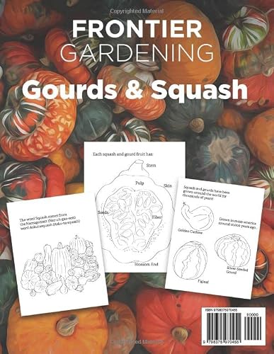 Gourds and Squash: Coloring and Activity Book (Frontier Gardening)