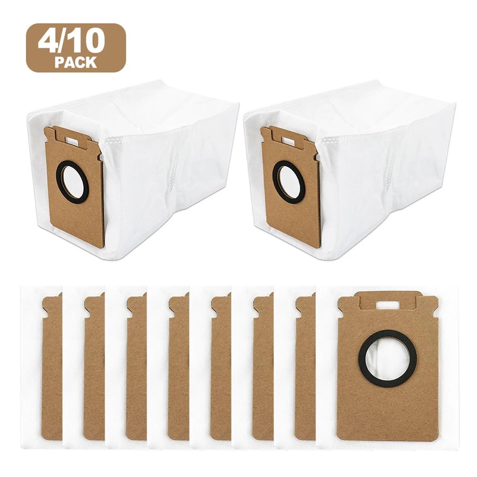 Bolsas For Polvo, Compatibles Con Roborock, H50 Ultra H60 Hub Ultra H60 Hub Pro, Accesorios De Barredora De Vaciado Automático De 3,5 L(10pcs)