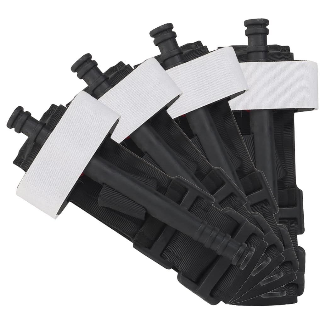 Lot de 4 adaptateurs tactiques pour tourniquet Molle, bandage hémostatique médical d'urgence en plein air, équipement de contrôle des hémorragies de premiers secours militaires (garrot 4 pièces)
