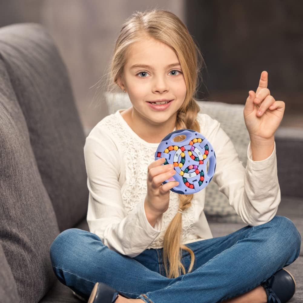 Finger Cube Obracające Magiczne Fasolki IQ Gra Obracająca się Kostka palca Magiczna Fasola Obracająca się Kostka Magiczna Fasola