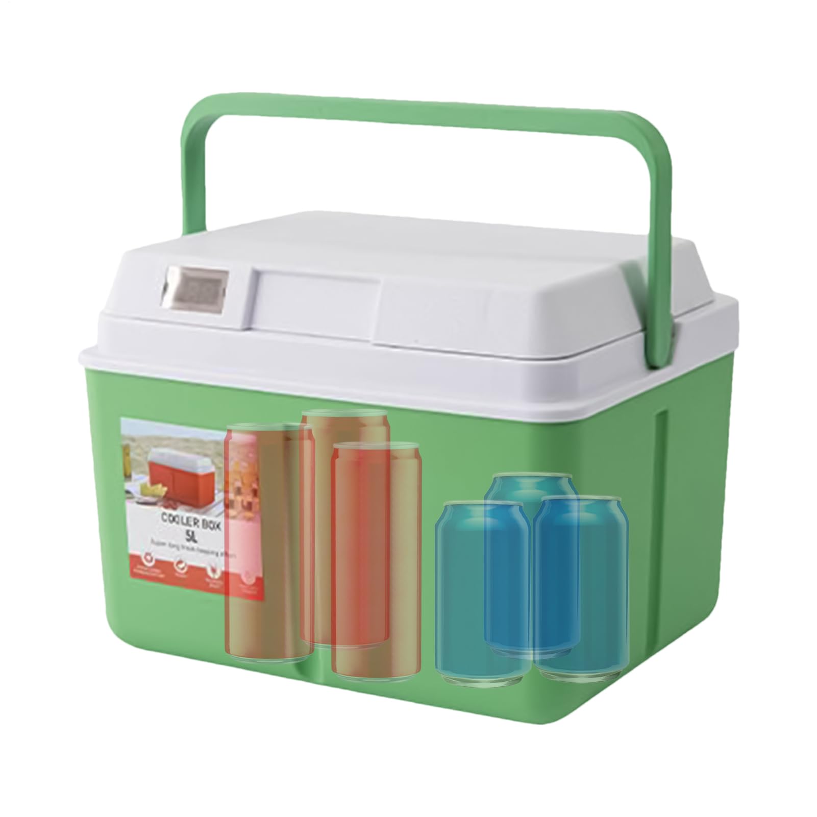 Borsa Termica Pasti portapranzo impermeabile | frigorifero portatile da viaggio 5L/8L per Spiaggia Viaggio Lavoro Auto Pesca Golf Escursionismo Picnic Sport